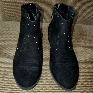 Girls Black Boots
